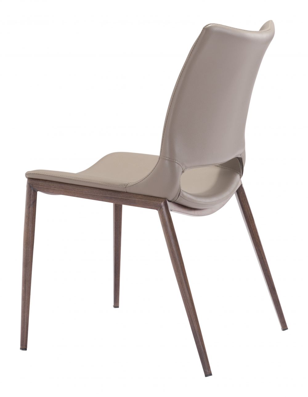 Ace Dining Chair – Brown & Walnut