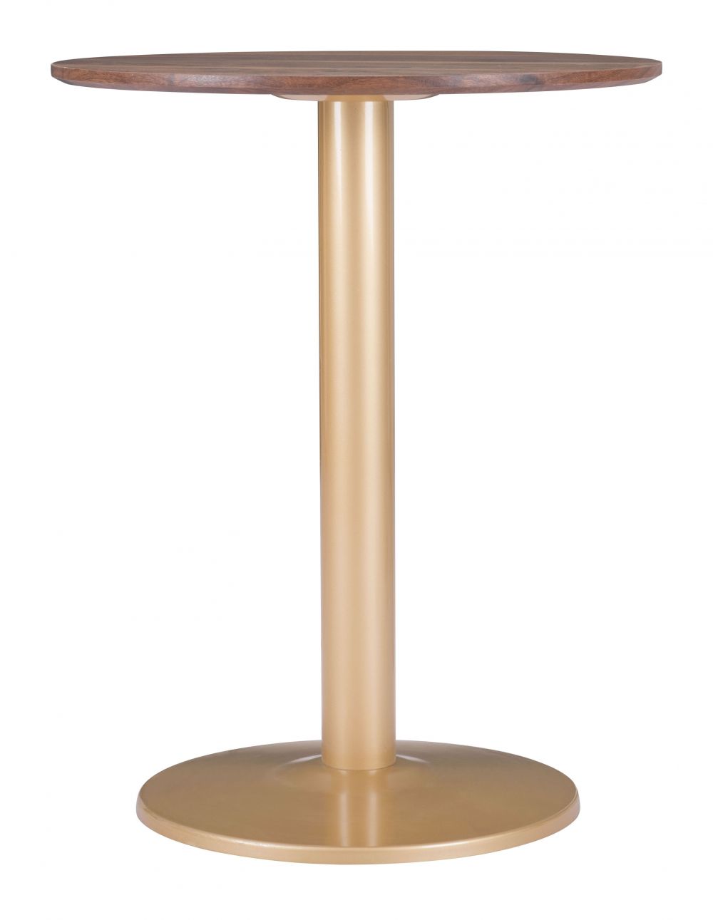 Alto Bistro Table – Brown & Gold