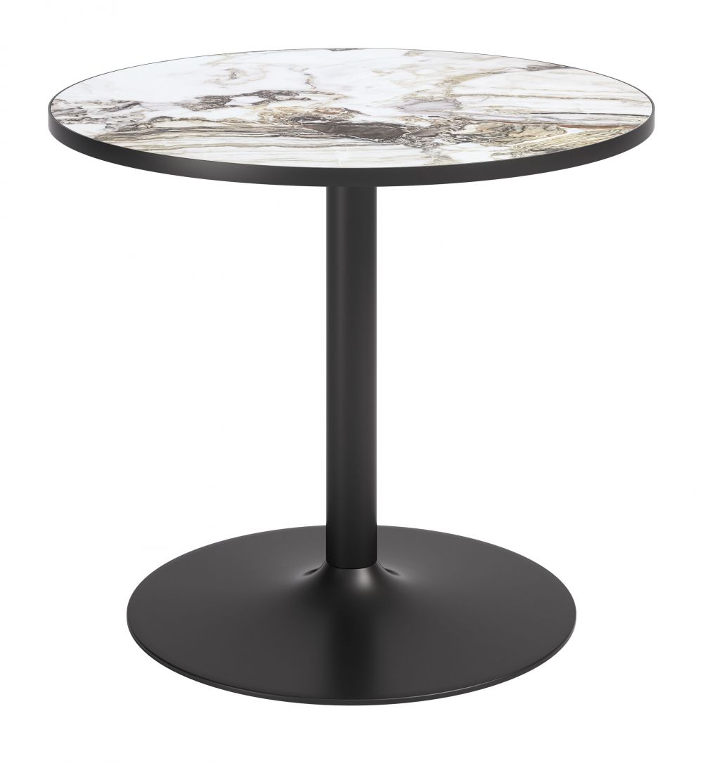 Batu Outdoor Dining Table – Gray & Black